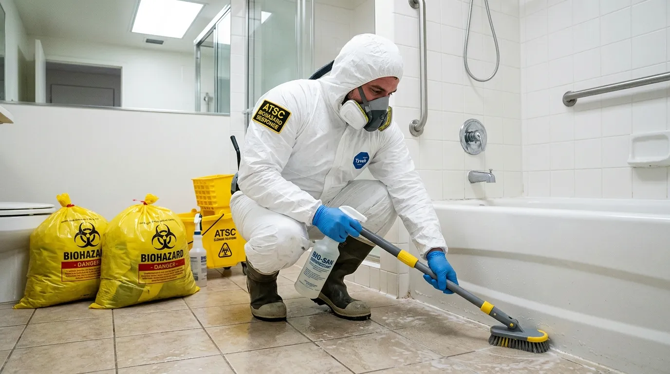 Decontamination equipment deployed for Blood Cleanup in Phillipsburg